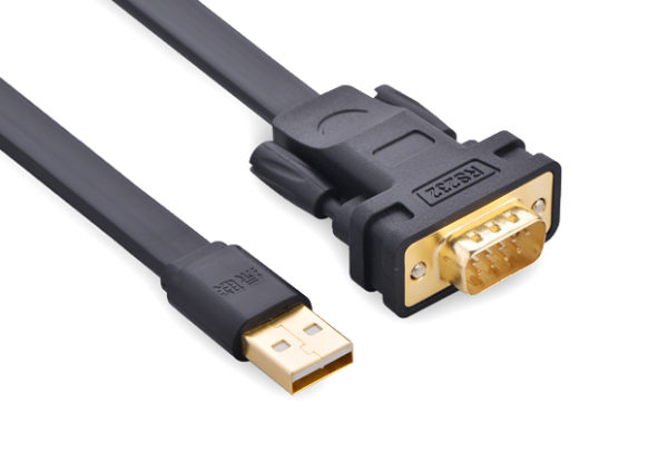Câble de liaison boîtier USB COM (série) blindé